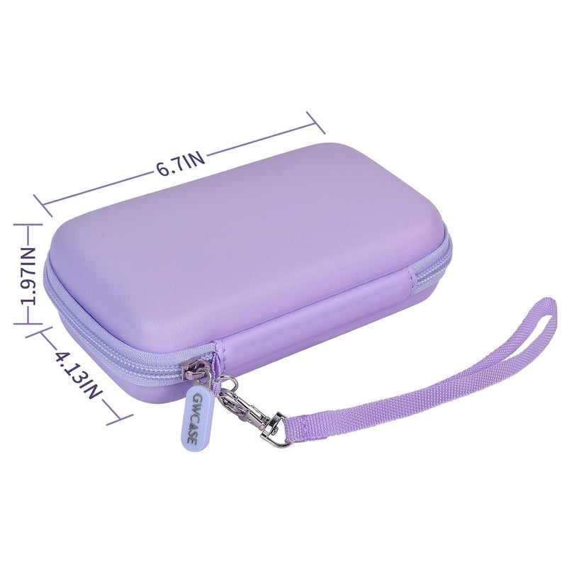 GWCASE Case Compatible with RG35XX H Retro Game Console, Handheld Emulator Gaming Player Storage Organizer for Anbernic for rg35xx h/for RG28XX Retroid Pocket Consoles, TF Card& Cable(Box Only) (Purple) - Image 4